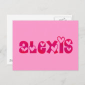 Alexis in het hart briefkaart (Voorkant / Achterkant)