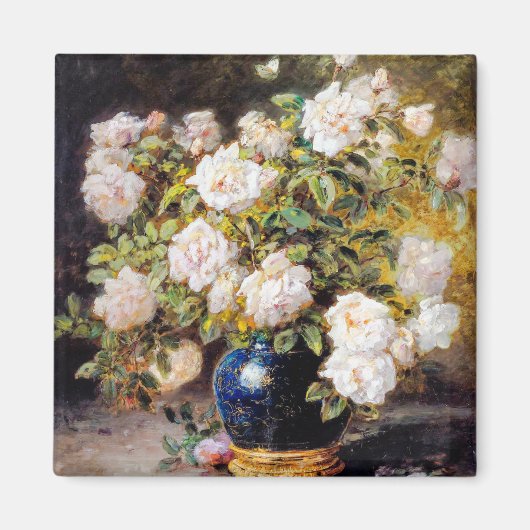  Alexis Kreyder-Rozen in een kobaltvase Magneet (Voorkant)