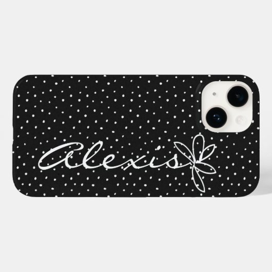 Alexis Naam en Doodle Daisy Case-Mate iPhone Case (Achterkant (horizontaal))