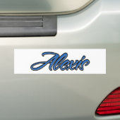 Alexis Name blue Aufkleber Sticker Autoaufkleber (Op auto)