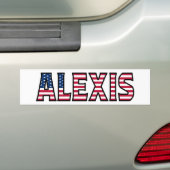 Alexis Name Vorname USA Aufkleber Sticker Auto (Op auto)