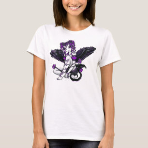 "Alexis" Paarse Angel T-shirt