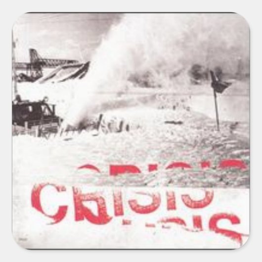 Alexisonfire - Crisis Album Hoesje 2 Sticker (Voorkant)