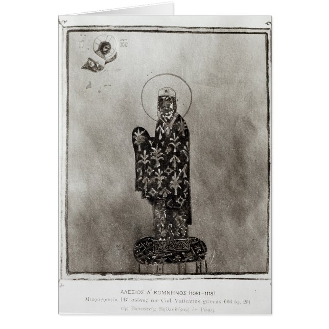 Alexius I Comnenus , Byzantijnse keizer (Voorkant)