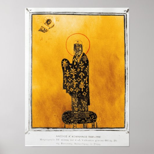 Alexius i Comnenus , Byzantijnse keizer 2 Poster (Voorkant)