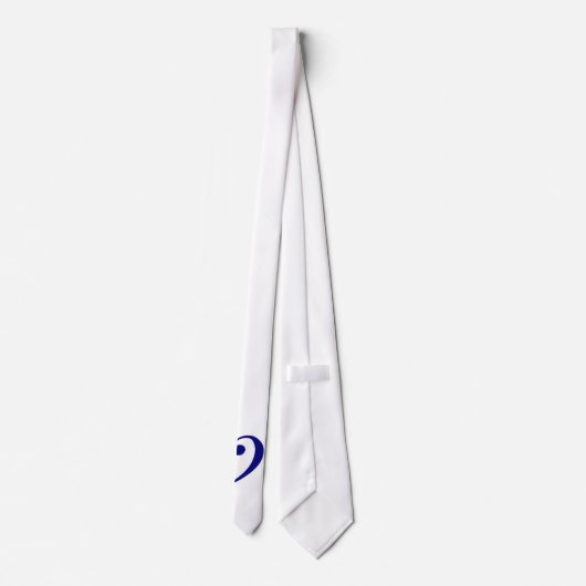 Alex's Bass Clef Stropdas (Achterkant)