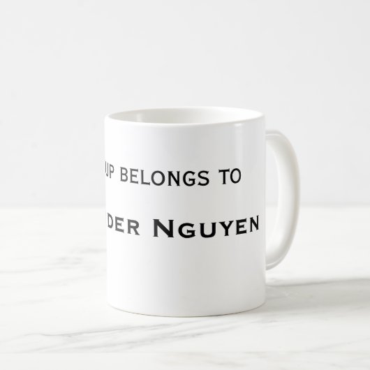 Alex's cup koffiemok (Voorkant rechts)