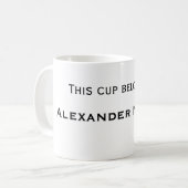 Alex's cup koffiemok (Voorkant links)