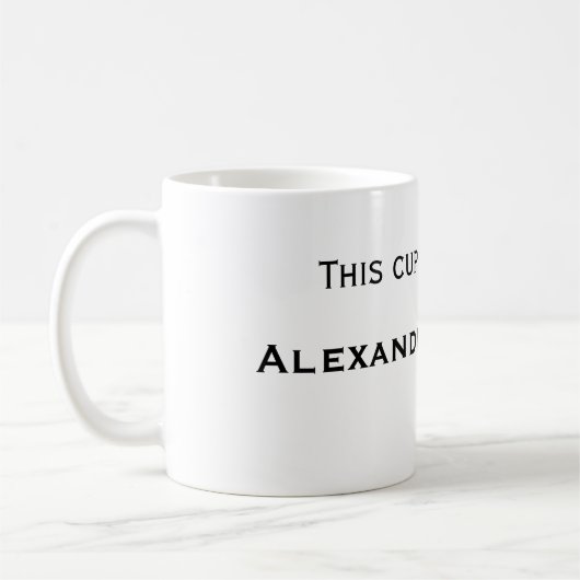 Alex's cup koffiemok (Links)