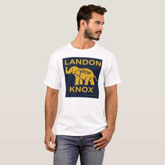 Alf Landon en Franklin Knox T-shirt (Voorkant volledig)