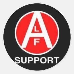 ALF-ondersteuning Ronde Sticker