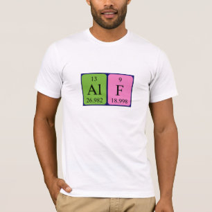 Alf periodieke lijstnaam shirt