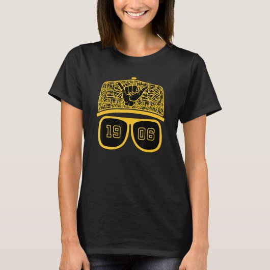 Alfa-06 A-Phi-Pet zonnebril Phi-Alpha-Handtekening T-shirt (Voorkant)