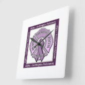 Alfa 1 antitrypsin deficiency clock vierkante klok (Hoek)