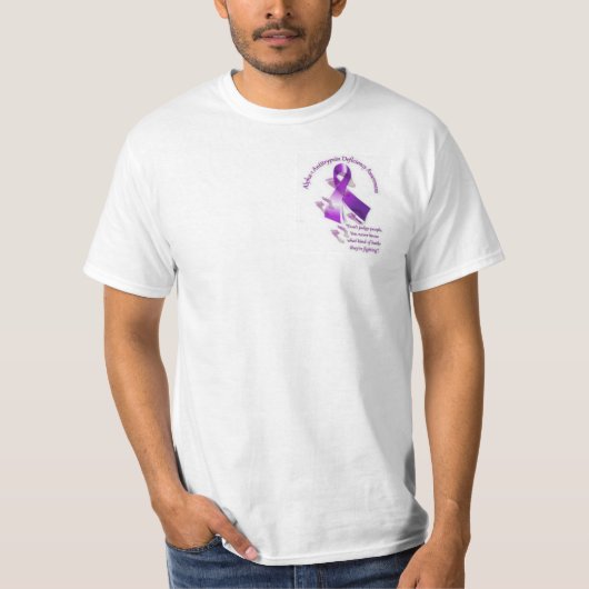 Alfa 1 Antitrypsine White T-shirt (Voorkant)