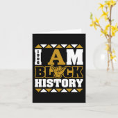 Alfa Afrikaanse Broederschap 1906 Ik ben Zwarte Ge Kaart (Gele Bloem)