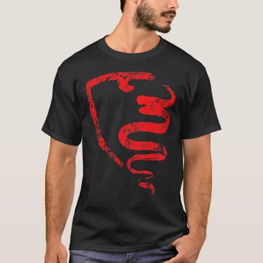 Alfa Car Drivers Stylish Grunge Logo Classic T-Shi T-shirt (Voorkant)