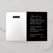 Alfa- en omega-gedichten folie wenskaart (Buiten Laag)