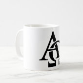 Alfa- en omega-symbolen | Griekse alfabet Koffiemok (Voorkant links)