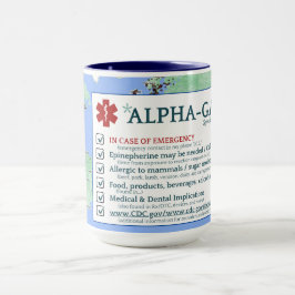 Alfa-gal Syndrome Awareness (15oz) Mok