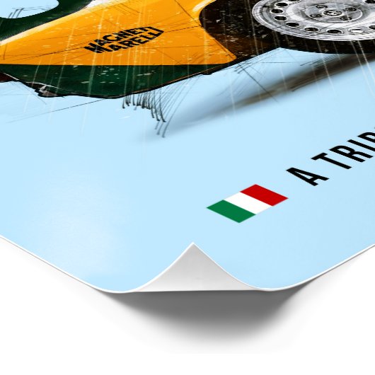 Alfa Giulia 1300 Tribute Perfect Poster (Hoek)