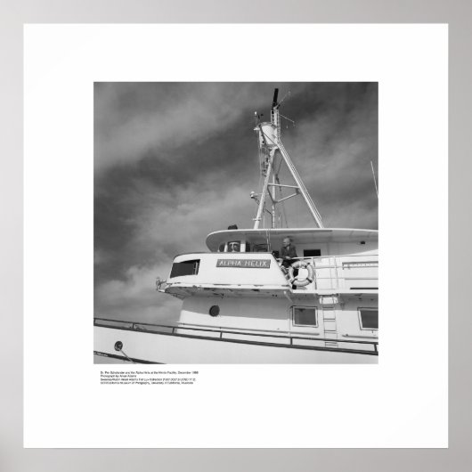 Alfa Helix, december 1966, door Ansel Adams Poster (Voorkant)