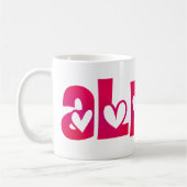 Alfa in harten koffiemok (Links)