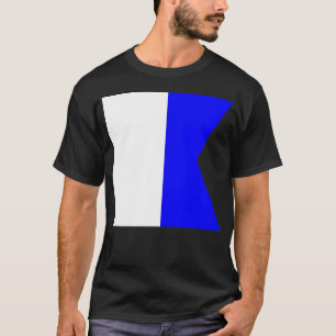 Alfa Internationale Maritime Signaalvlag T-shirt
