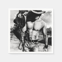 Alfa Male Rustic Cool Western Cowboy Paper