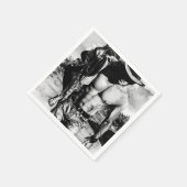 Alfa Male Rustic Cool Western Cowboy Paper Servet (Hoek)