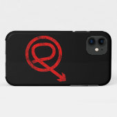 Alfa Mannelijk teken Case-Mate iPhone Case (Achterkant (horizontaal))