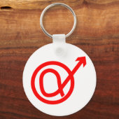 Alfa Mannelijk teken Sleutelhanger (Voorkant)