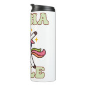 Alfa mannelijke ironische eenhoorn 1 thermosbeker (Geroteerd rechts)