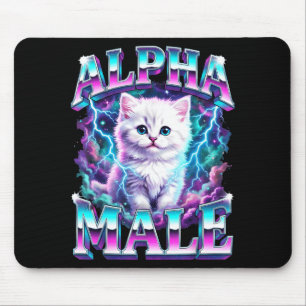 Alfa reuzenkat katje grappig voor mannen vrouwen muismat