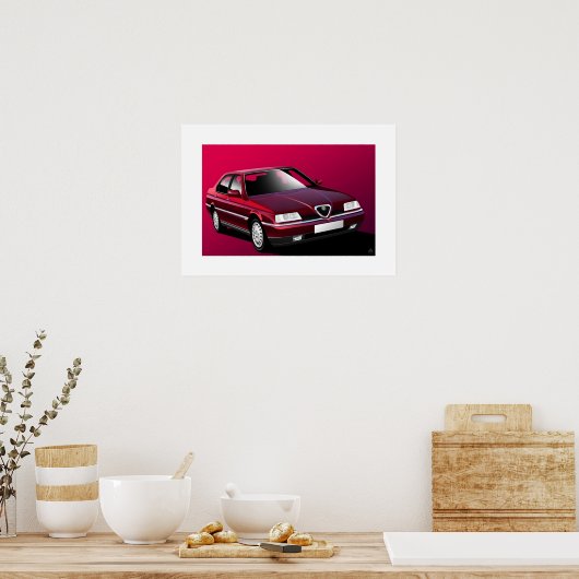 Alfa Romeo 164 Poster (Keuken)