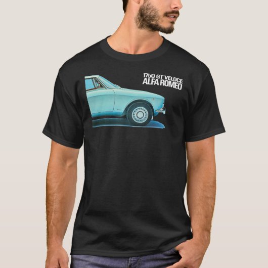 ALFA ROMEO 1750 GT VELOCE BERTONE Classic T-Shirt (Voorkant)