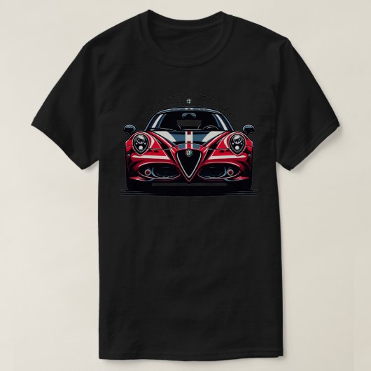 Alfa Romeo 4C 8 T-shirt (Design voorkant)