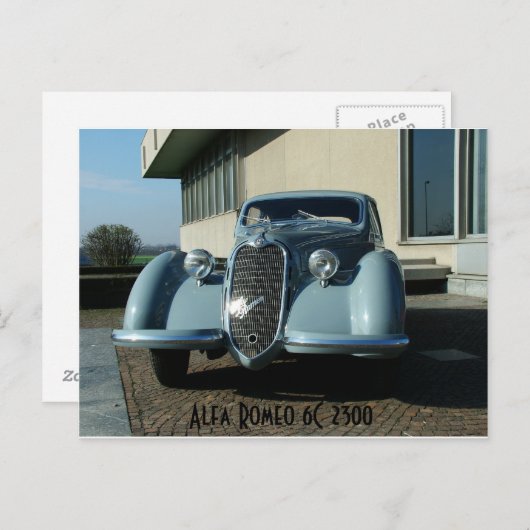 Alfa Romeo 6C 2300 Briefkaart (Voorkant / Achterkant)