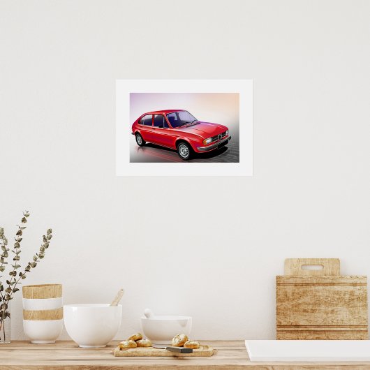 Alfa Romeo Alfasud Poster (Keuken)