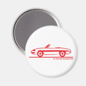 Alfa Romeo Duetto Spider Veloce 1966 Magneet (Voorkant / Achterkant)