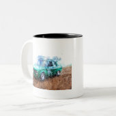 Alfa Romeo Giulia 1600 Ti Super Tweekleurige Koffiemok (Voorkant links)