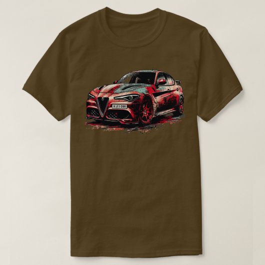 Alfa Romeo Giulia 4 T-shirt (Design voorkant)
