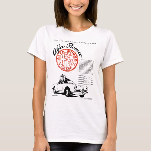 ALFA ROMEO GIULIETTA SPIDER35 T-SHIRT (Voorkant)