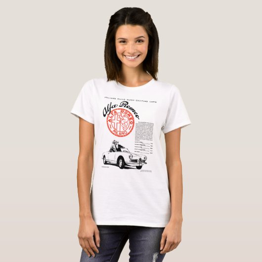 ALFA ROMEO GIULIETTA SPIDER35 T-SHIRT (Voorkant volledig)