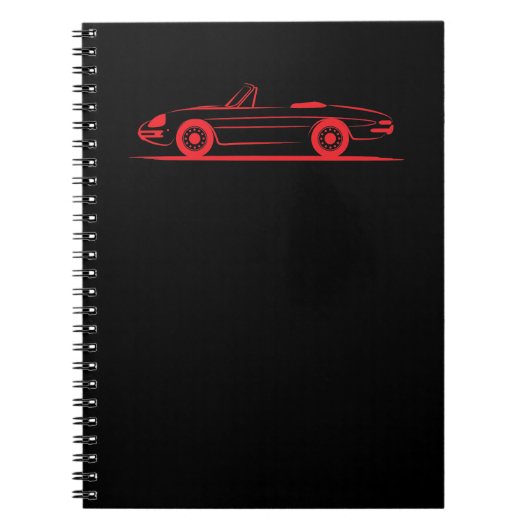Alfa Romeo Giulietta Spider Spyder Duetto Afstuder Notitieboek (Voorkant)