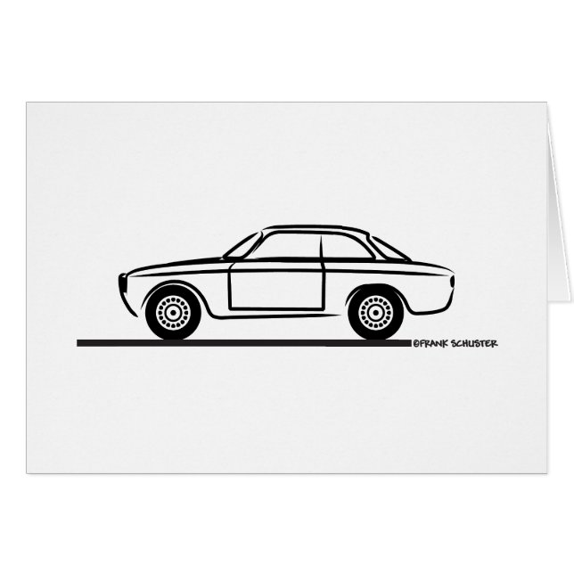 Alfa Romeo GTA GTV T-Shirt (Voorkant Horizontaal)