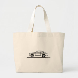 Alfa Romeo GTA GTV T-Shirt Grote Tote Bag