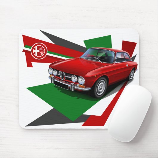 Alfa Romeo GTV 1750 Mouse Mat Muismat (Met muis)