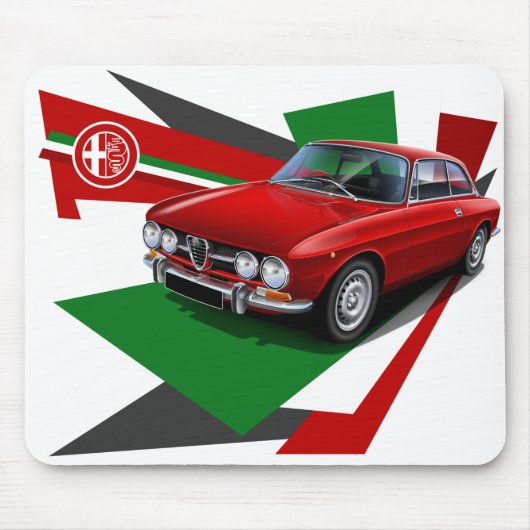 Alfa Romeo GTV 1750 Mouse Mat Muismat (Voorkant)