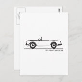 Alfa Romeo Guilietta Spider Briefkaart (Voorkant / Achterkant)